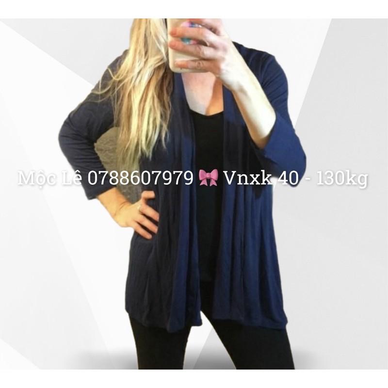 Áo khoác cardigan thun lạnh mỏng mát