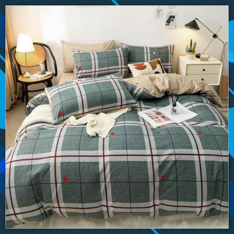 Bộ chăn ga Cotton poly vintage Bedding chăn ga Hàn Quốc đủ size miễn phí bo chun