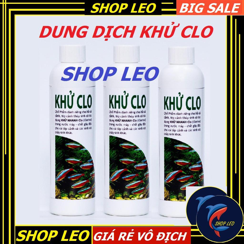 Dung dịch khử Clo nước máy cho hồ cá cảnh, bể cá thủy sinh - Bột Khử Clo Nước Hồ Cá - Khử Nước Máy