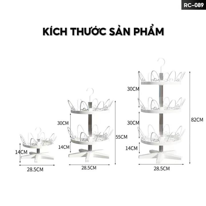 Kệ Phơi Giày Dép Bằng Nhựa Có Lõi Inox Cao Cấp Xoay 360 Độ Tiện Lợi Nhiều Tầng Và Màu Sắc Để Chọn Lựa RC-089