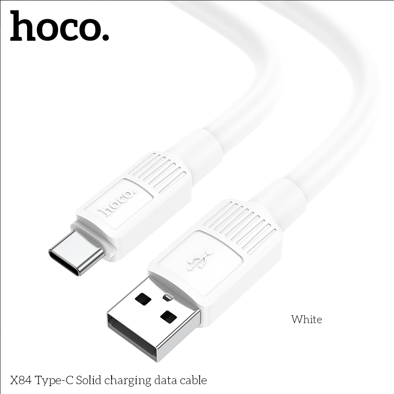 Cáp sạc X84 Lightningg / tpyce C/ Miro  Hoco hàng chính hàng bảo hành hãng giá tốt dùng cho điện thoại iphone samsung - hàng chính hãng