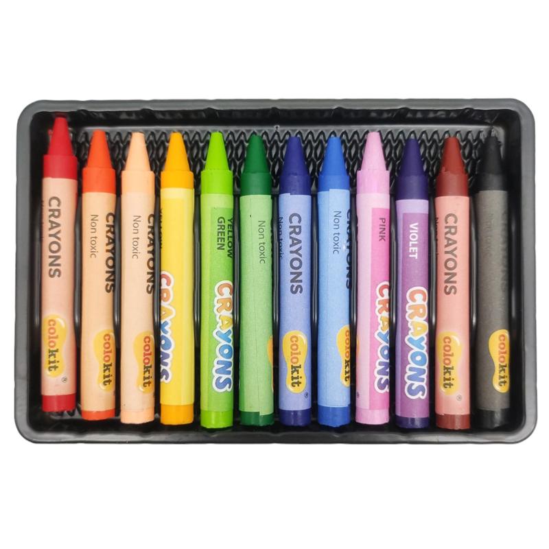 Hộp 12 Sáp Màu - Colorkit CR-C048