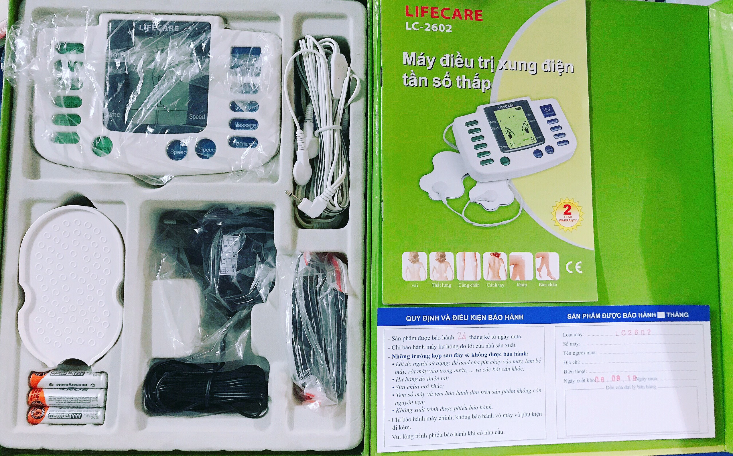 Máy điều trị xung điện Lifecare