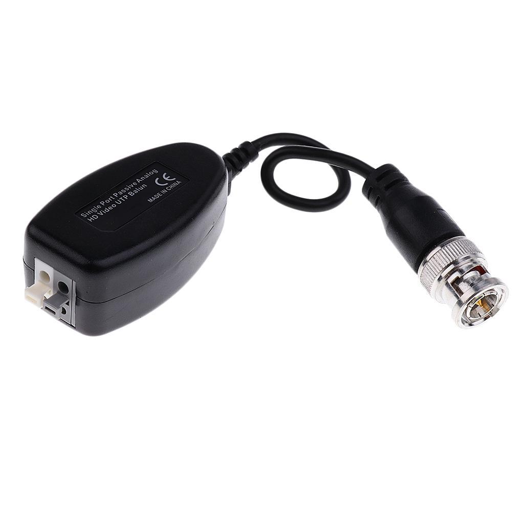 2Pcs Single Port Passive Analog HD Video UTP Balun for HD-CVI/TVI/AHD Camera