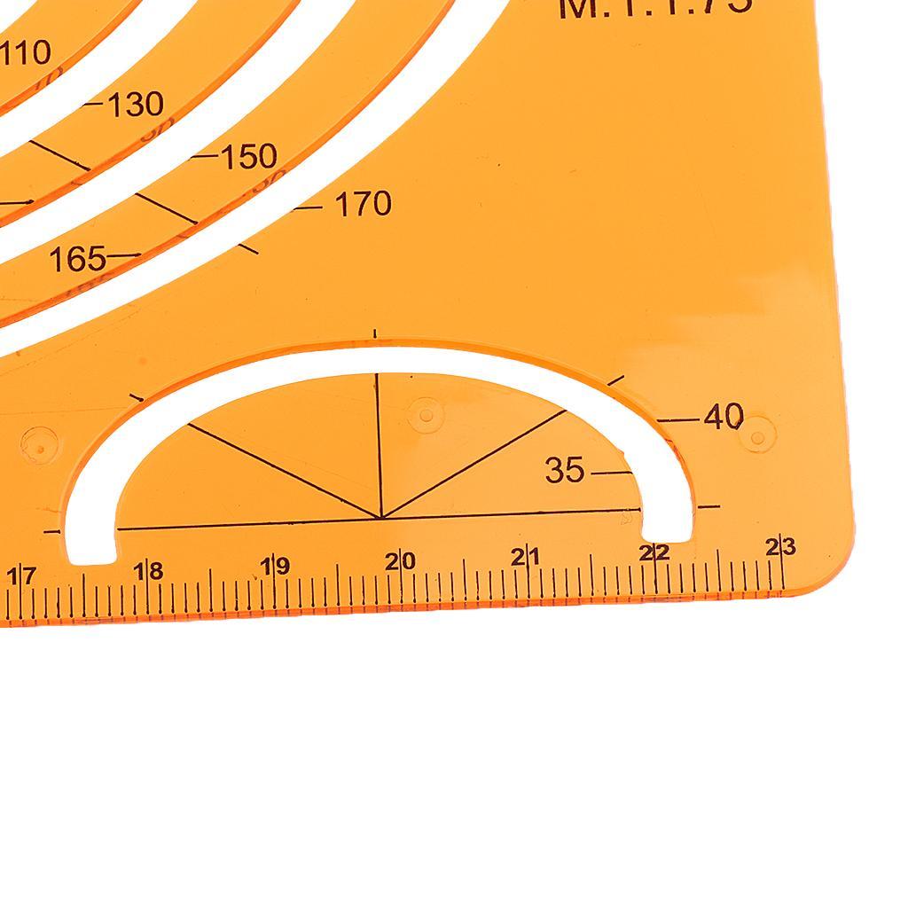 Drafting Drawing Tools Ruler Geometric Template School Stationery