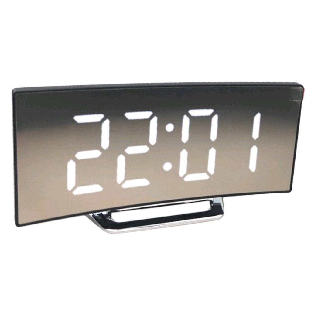 LED Display Alarm Clock Digital Projection Clock with 12/24 Hours Clock-01