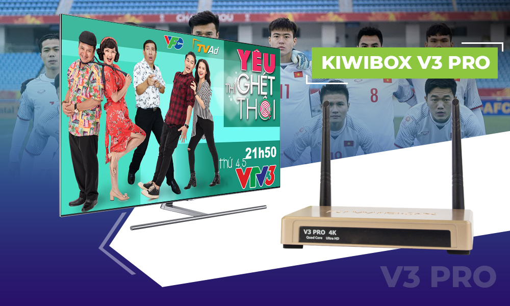 TIVI BOX KIWI V3 PRO - HÀNG CHÍNH HÃNG RAM2GB , Bluetooth 4.0