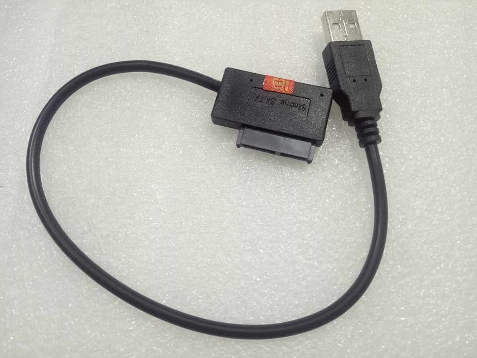 Cáp chuyển ổ DVD laptop ra cổng USB - Cable DVD to USB - Hàng chính hãng