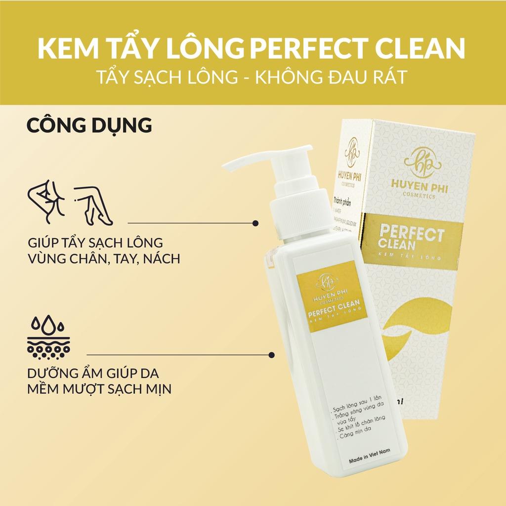 Kem tẩy lông Perfect Clean Huyền Phi 120ml tẩy sạch lông không đau rát