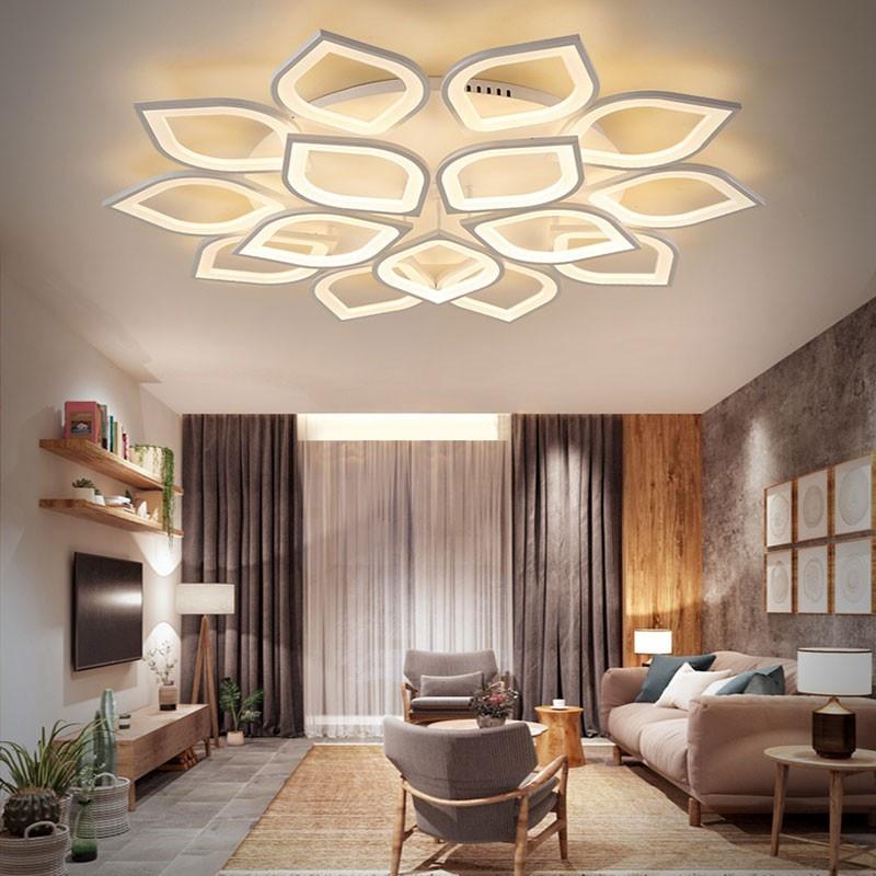 Đèn LED Mâm Ốp Trần MN022 , Đèn Led Trang Trí Phòng Khách, Đèn ốp trần phòng ngủ - 3 Chế Độ Sáng