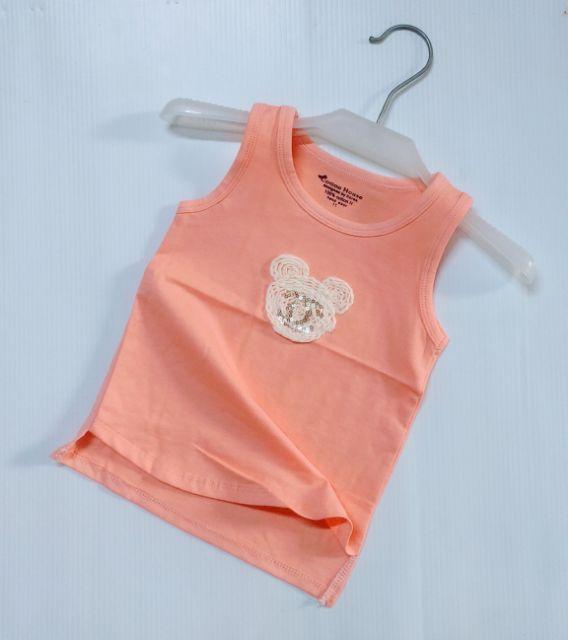 Áo Sát Nách Bé Gái Cotton 4 Chiều 8-26kg Xuất