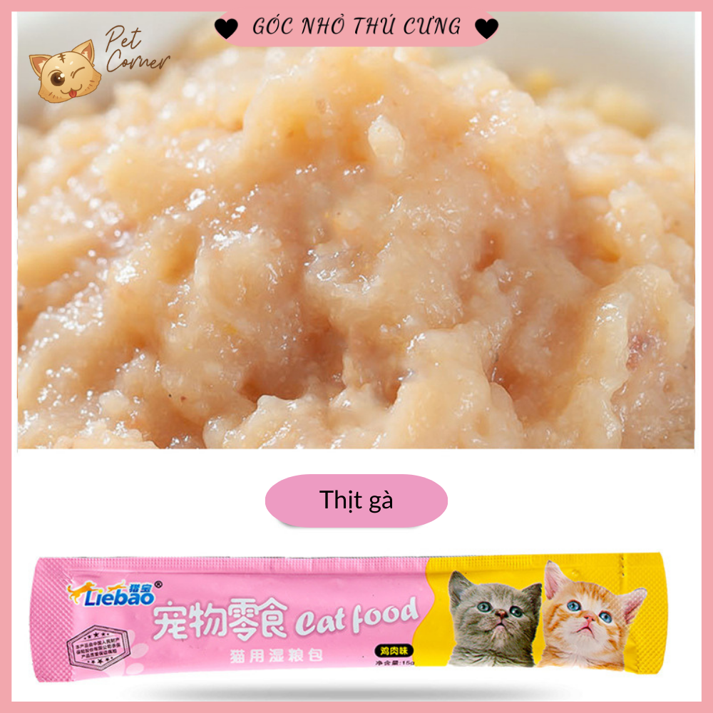 Combo 10 chiếc súp thưởng cho mèo giá rẻ Pet Snacks, Ciao, Shizuka, Cat Food