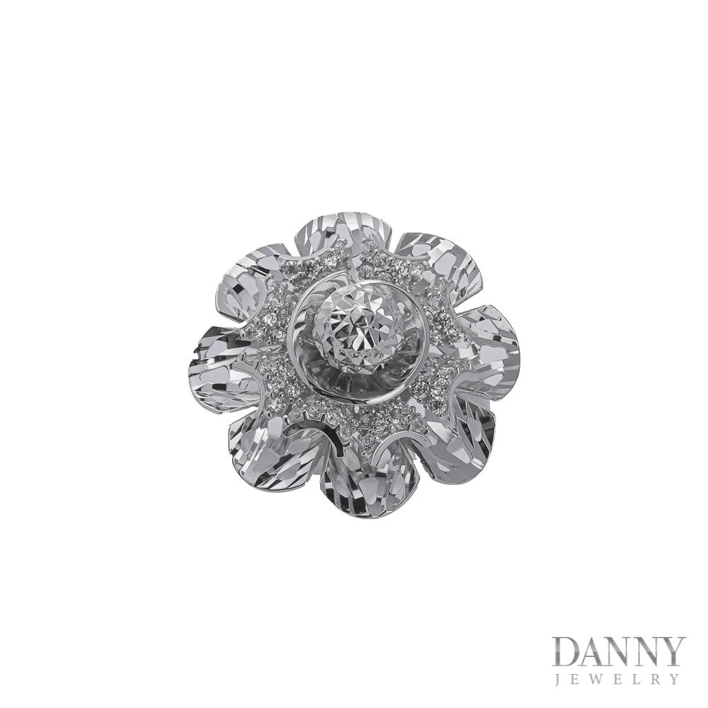 Nhẫn Nữ Bạc 925 Danny Jewelry Xi Bạch Kim Đính Đá CZ KI4GZ012