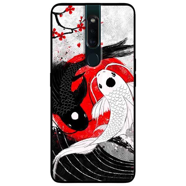 Ốp lưng dành cho Oppo F11 - F11 Pro - Cá Chép Đen Trắng