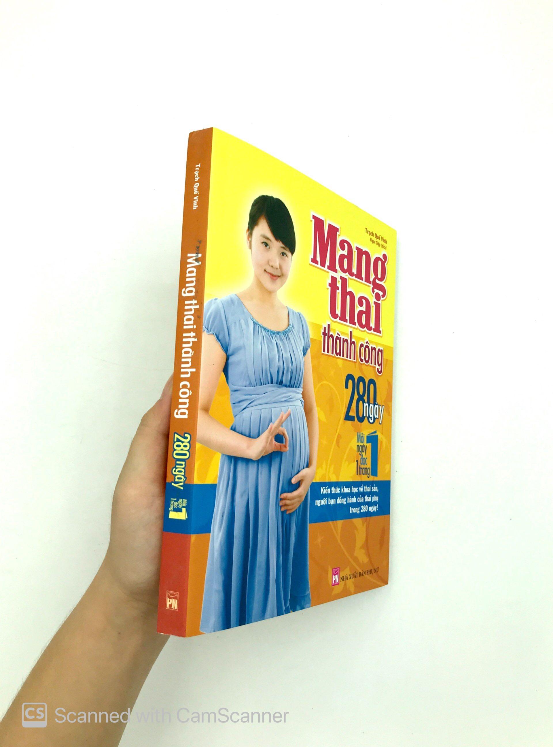 Sách Mang Thai Thành Công - 280 Ngày Mỗi Ngày Đọc 1 Trang