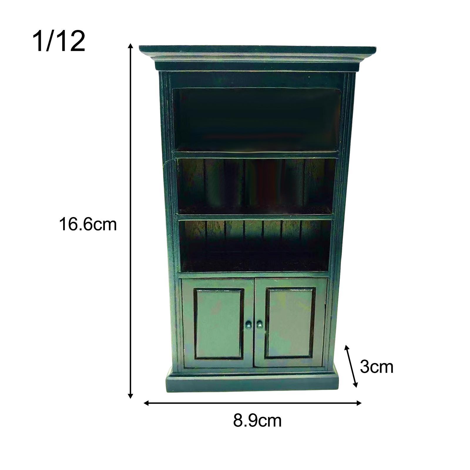 1/12 Miniature Furniture Decoration Wooden Ornament Gifts Furnishings for Dollhouse Bedroom