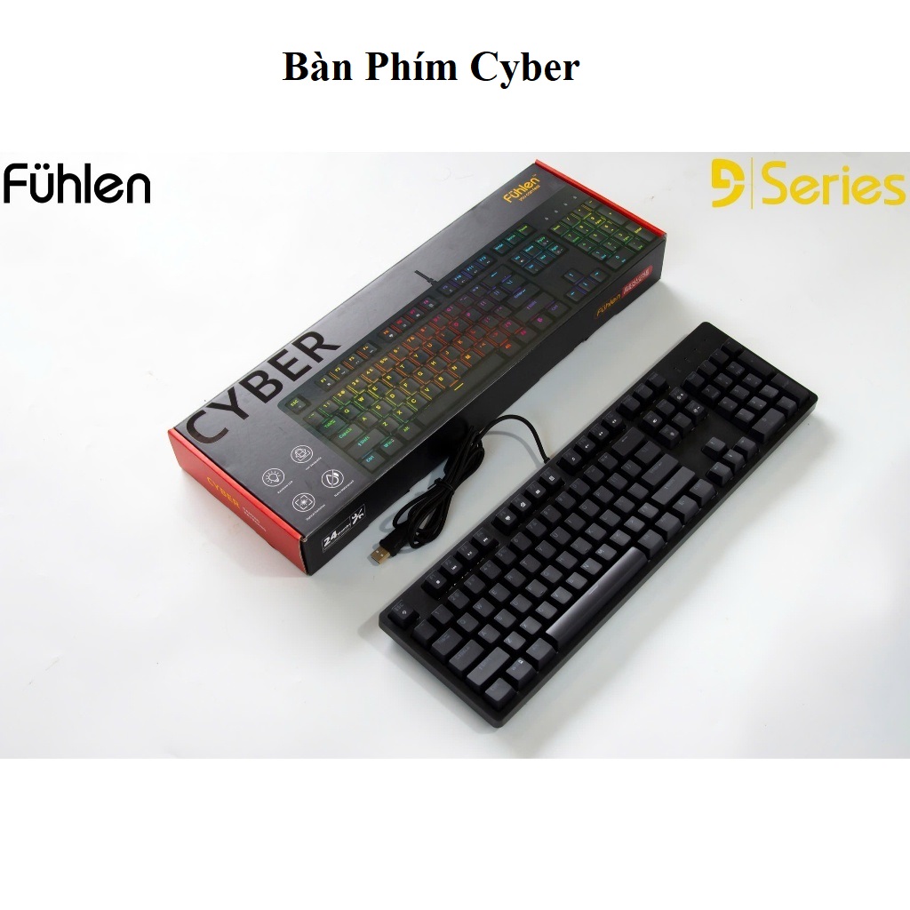Bàn Phím Cơ Gaming Fuhlen Cyber - Hàng Chính Hãng