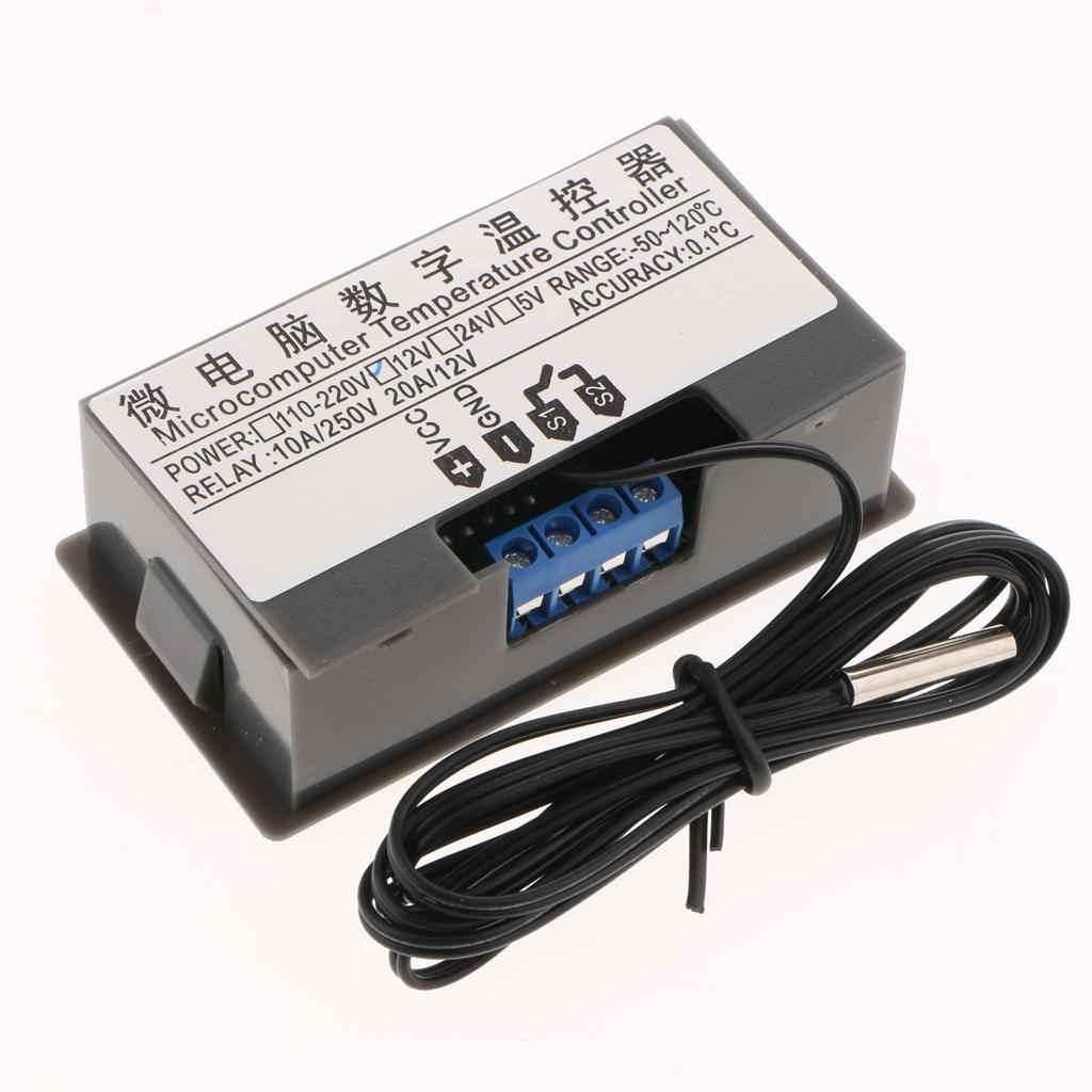 W3230 -50~120°C Mini Temperature Sensor Controller Regulator Switch 12V