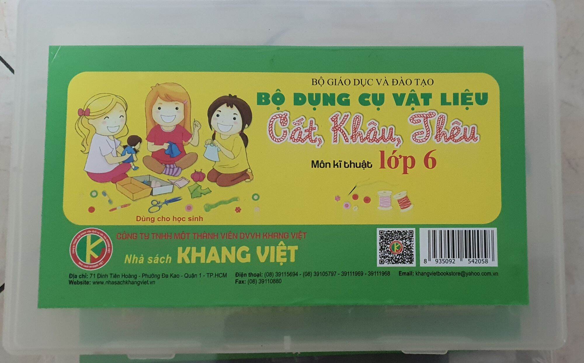 Bộ Dụng Cụ Vật Liệu Cắt , May , Thêu Lớp 6