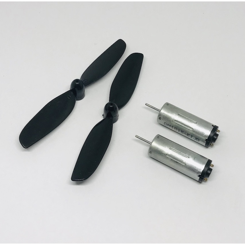 2 mô tơ máy bay tàu lượn M50 siêu nhỏ điện áp 3V-6V kèm cánh quạt thuận nghịch 19000 - 37000 RPM - LK0111