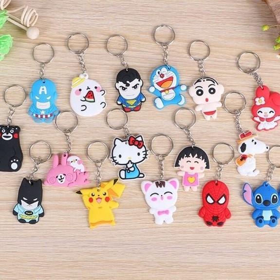 MÓC KHÓA HÌNH THÚ CHIBI SILICON - NGẪU NHIÊN MẪU