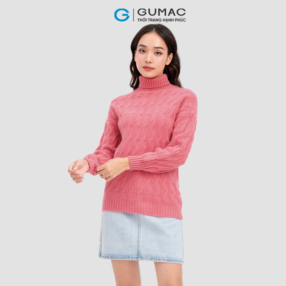 Áo len dệt thừng thời trang GUMAC AC11076