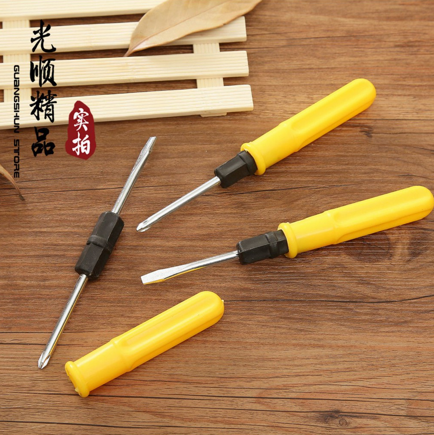 Tua vít 2 đầu 4 cạnh và 2 cạnh siêu tiện lợi - Chiều dài 20cm