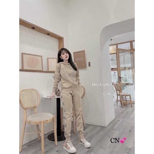 Set bộ len mũ D.O đính đá hot hit