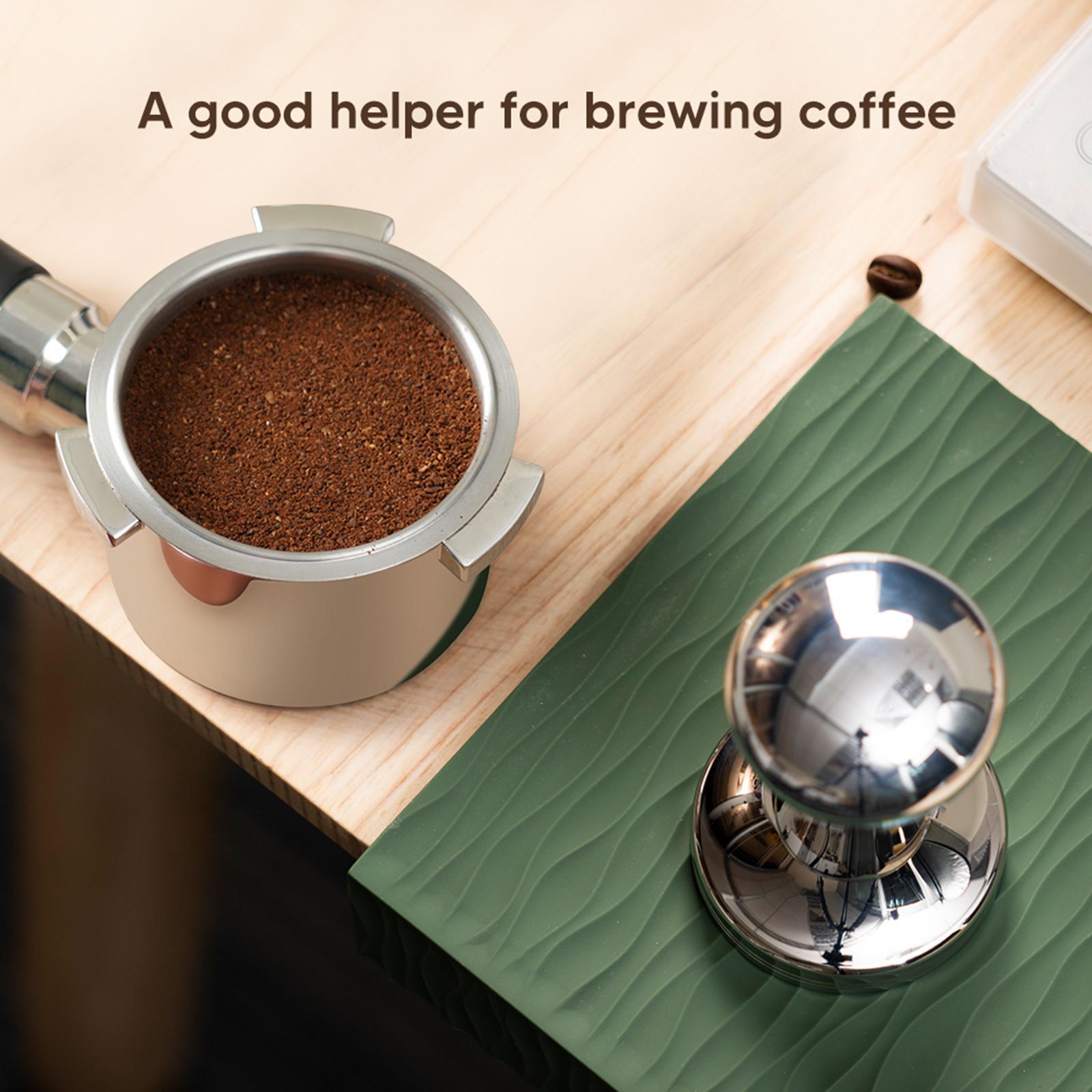 Espresso Tamper Aluminum Alloy Handle Coffee Distributor Leveler Tool for Cafe Office