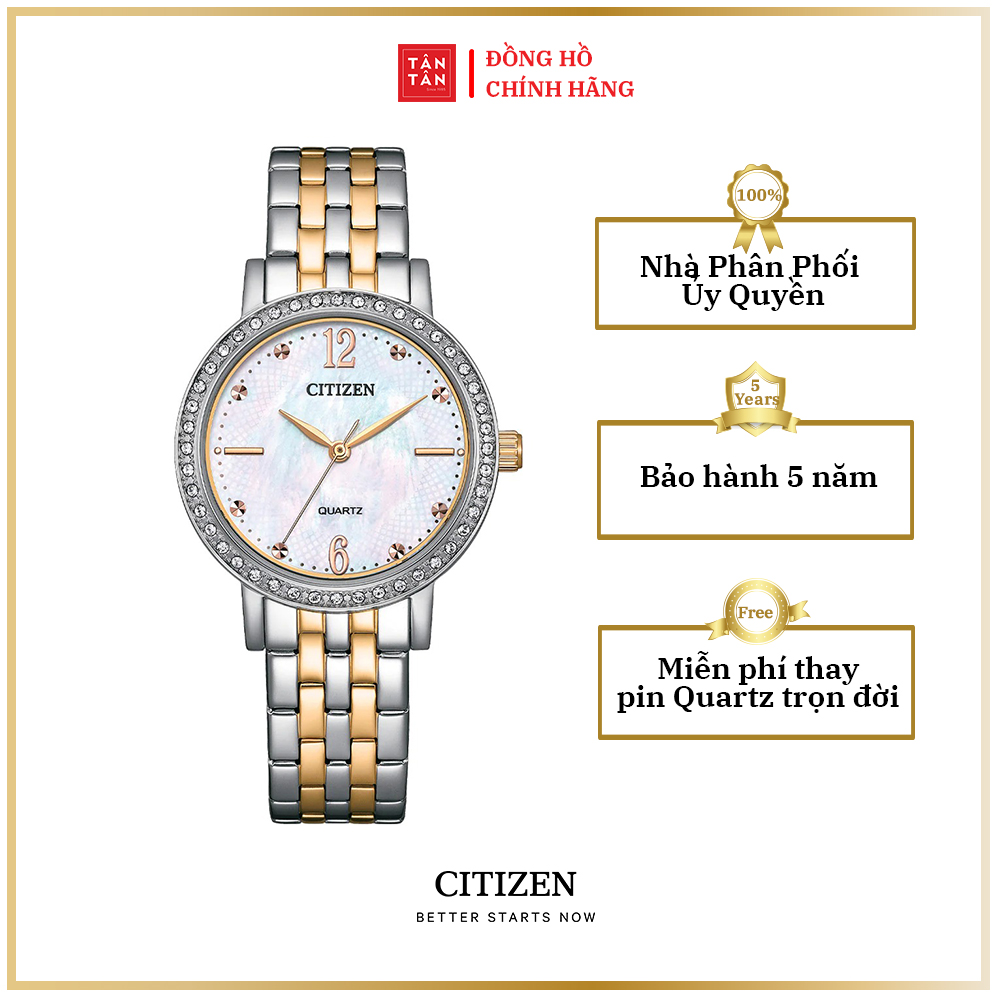 Đồng hồ Nữ Citizen Quartz EL3106-59D 31mm