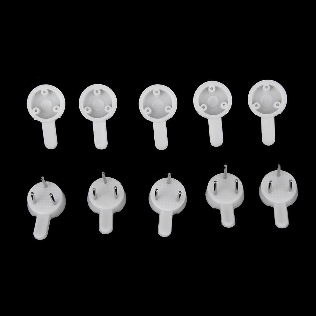 60 Hard Picture Frame Hooks Photos Mirror Hanging 20x40mm/15x25mm/15x30mm