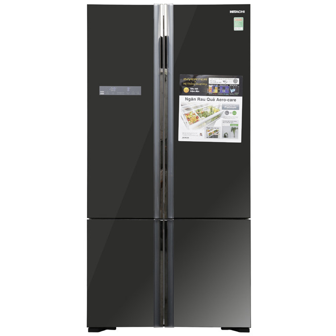 Tủ lạnh Hitachi Inverter 640 lít WB800PGV5 GBK - Hàng chính hãng