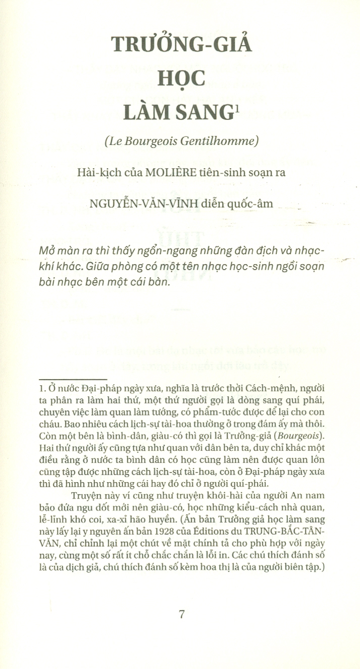 Trưởng giả học làm sang - Molière