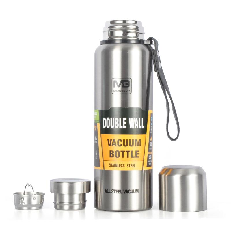 500/750/1000/1500Ml Dung Lượng Đôi Dây Thép Không Gỉ-Treo Tường Bình Giữ Nhiệt Ngoài Trời Chân Không thermocup Cách Nhiệt Cup