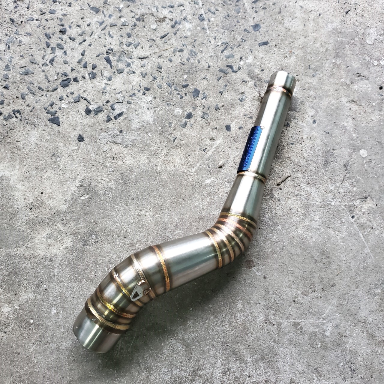 Khúc nối cổ pô INOX 304 lắp hầu hết các dòng xe máy