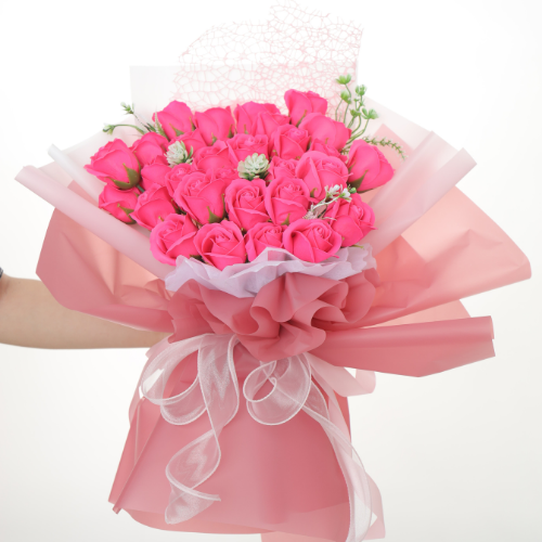 Bó hoa hồng sáp 20 bông hồng có sẵn