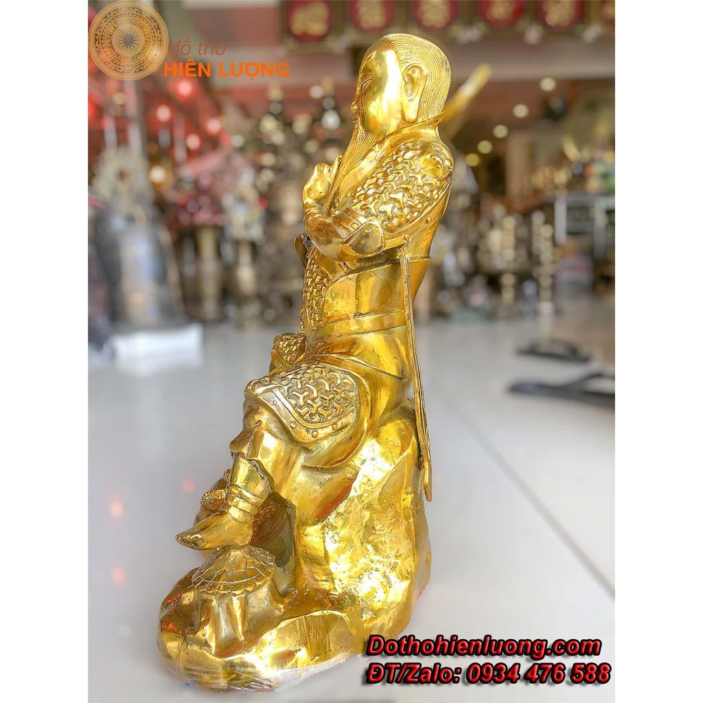 Tượng Huyền Thiên Trấn Vũ Bằng Đồng Thau Cao 40cm