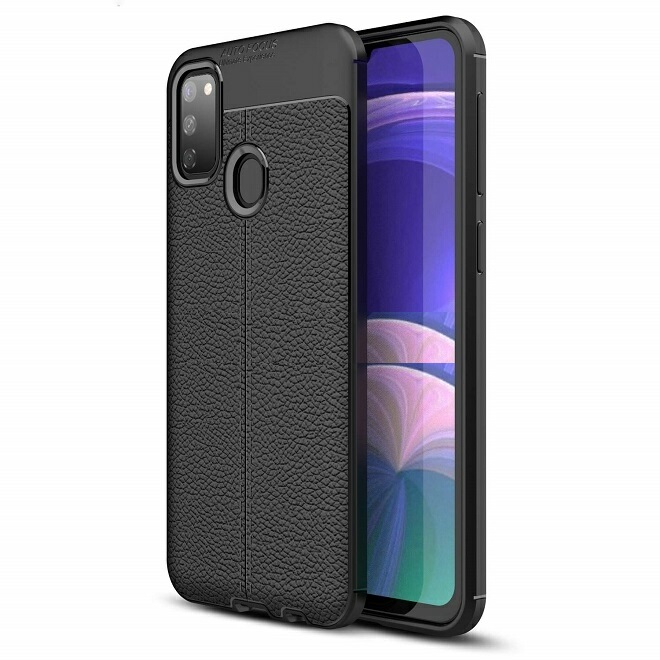 Ốp lưng dành cho SamSung Galaxy M30s silicon giả da chính hãng Auto Focus