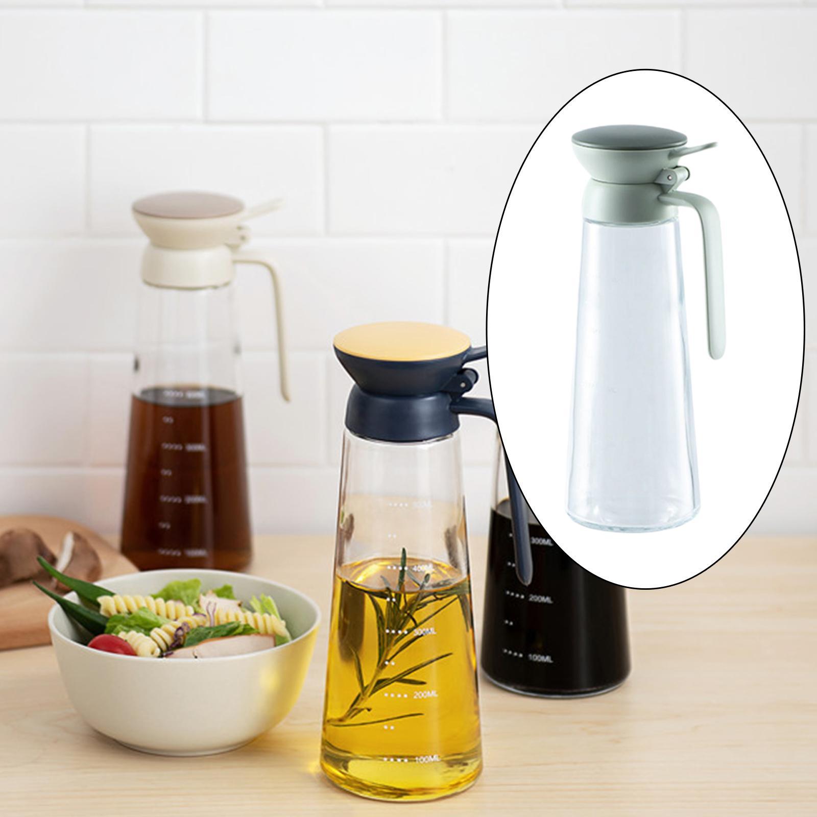 Olive Oil Dispenser Bottle 600ml Oil Vinegar Dispensers for Sauce Home