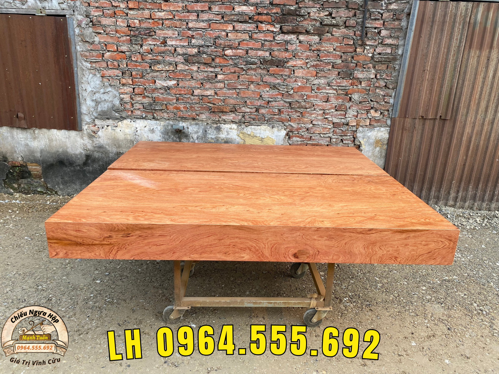 Mộc Chiếu Ngựa Hộp - Gỗ Hương Đá