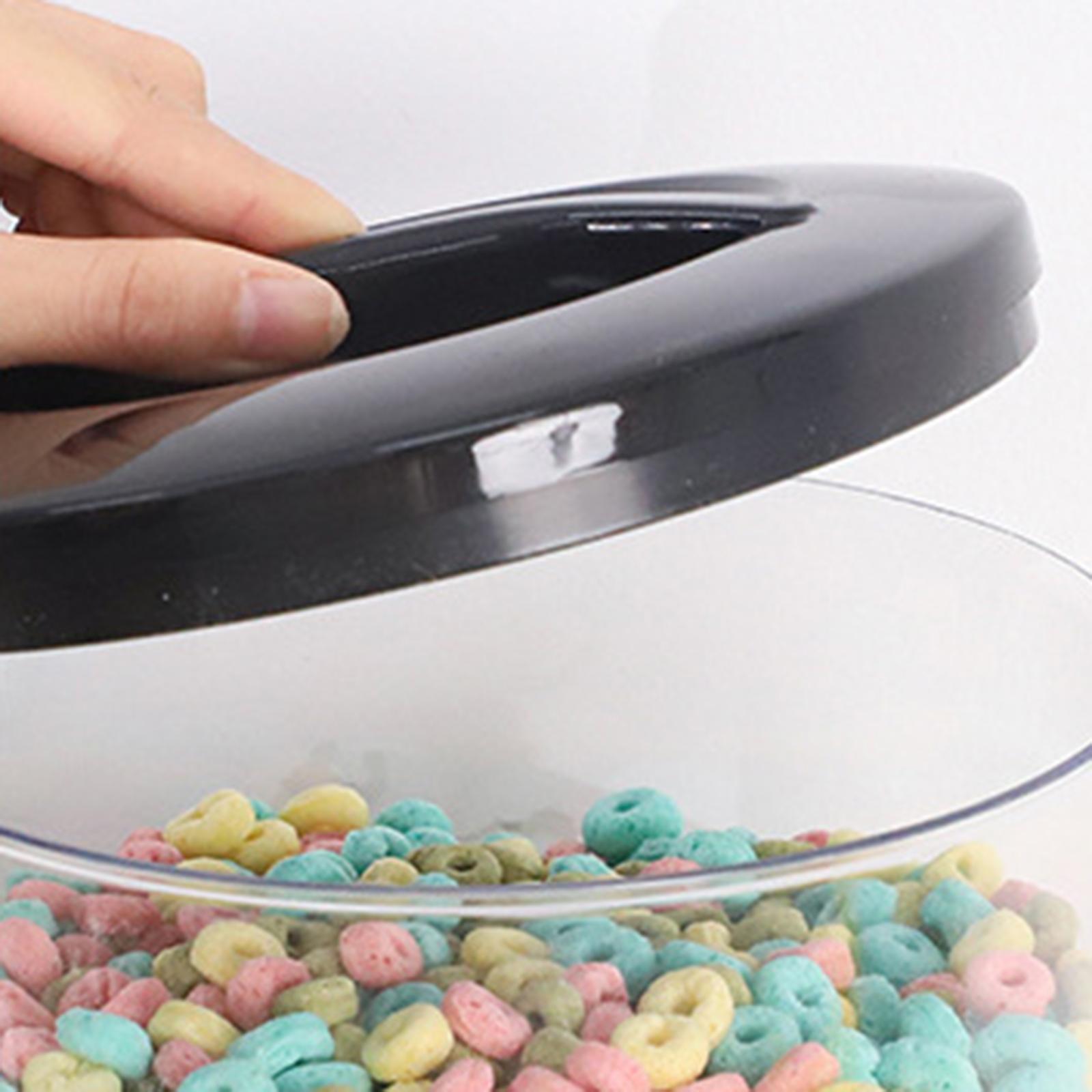 2pcs Cereal Dispenser Dry Food Storage Container for Hotel Lobby Pantry