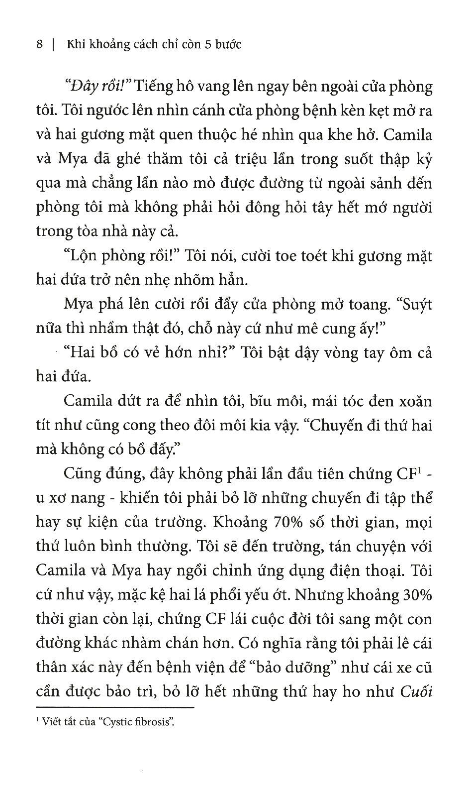 Sách Khi Khoảng Cách Chỉ Còn Năm Bước