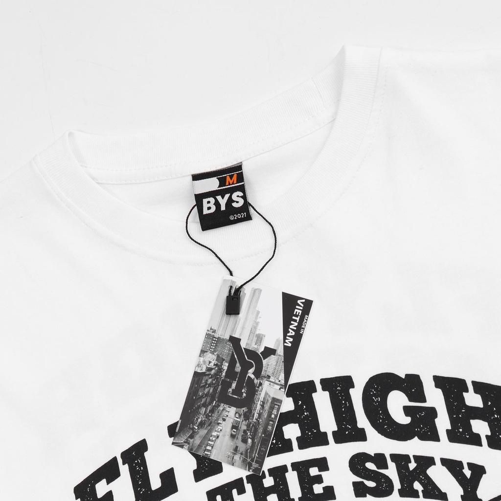 Áo thun cotton unisex Fly High - BYS