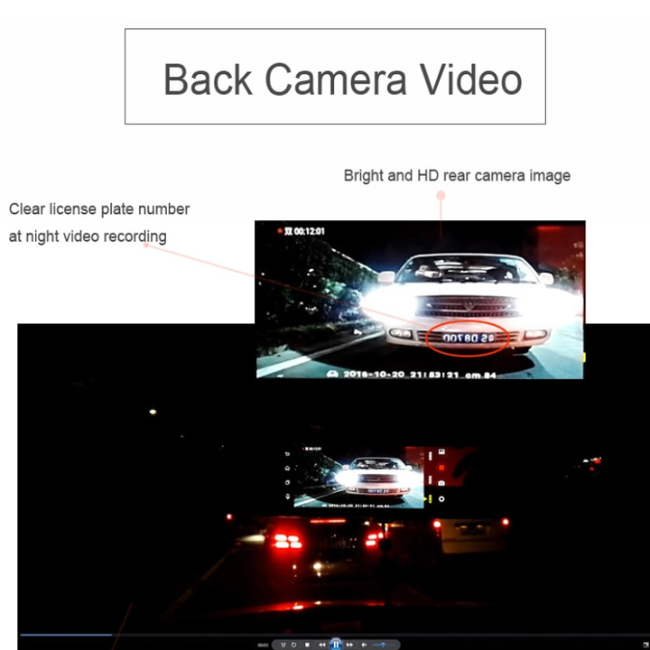Camera lùi ô tô độ phân giải 2.0MP dành cho màn hình ô tô tích hợp cổng AV - công nghệ cảm biến quang học, chip xử lý cực nét (TJ-HS-XG)