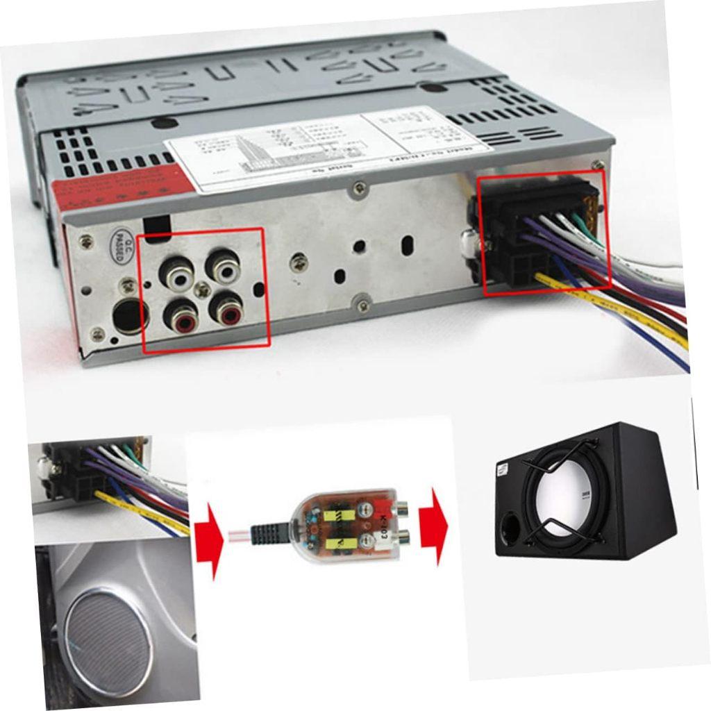 Line out chống nhiễu cho loa sub trên ô tô kuerl Mạch Cắt Tần Số Cao Cho Loa Siêu Trầm Loa Bass