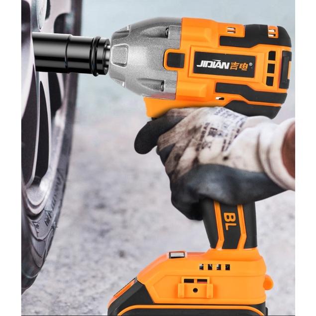 Máy Siết Ốc Khoan Tường Không Dây Lithium JIDIAN Wrench 1100W 188vf2 ️ FREESHIP ️