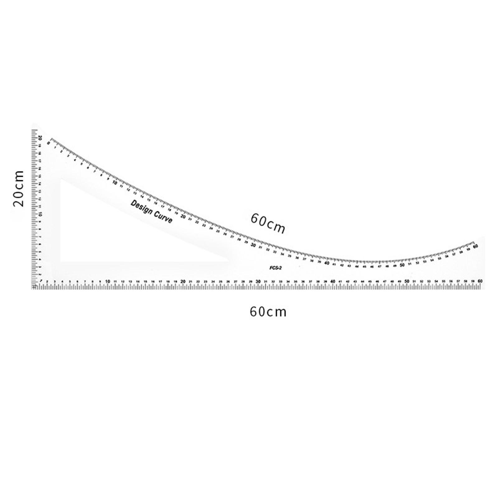 French Curve Ruler Tailor Tool Pattern Making Measure Clothing DIY Metric Design