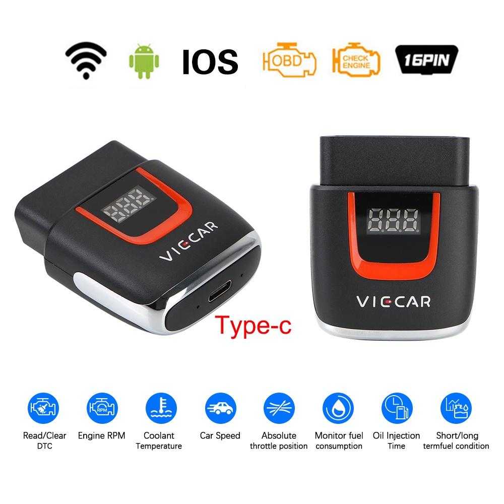 Thiết bị quét mã code kết nối wifi ELM 327 OBD2 VP004 VP002 EM2.27 cho Android/IOS Elm327 OBD