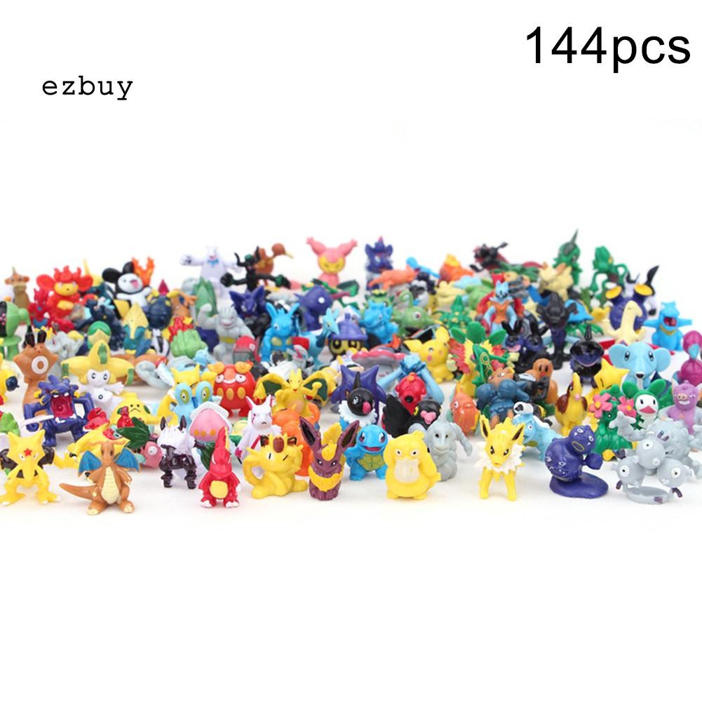 Set 144 Mô Hình Đồ Chơi Các Nhân Vật Trong Pokemon