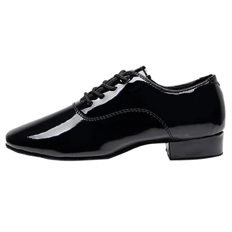 Giày khiêu vũ Latin nam khiêu vũ hiện đại cộng với kích thước 2,5cm cho cậu bé Latin Ballroom Tango Child Color: BlackLatin3cmIndoor Shoe Size: 28